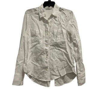 Abercrombie & Fitch White Long Sleeve Button Down Shirt Women’s Size XS